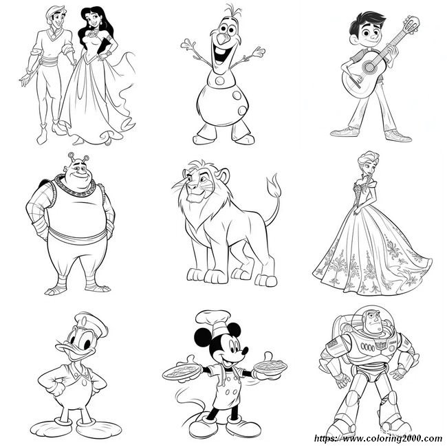 picture We love Disney characters