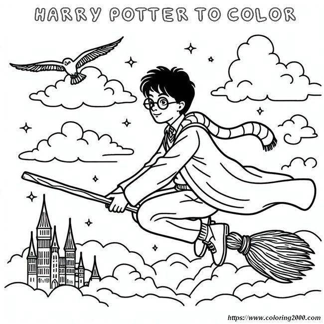 picture Dress up Harry Potter with his magic words