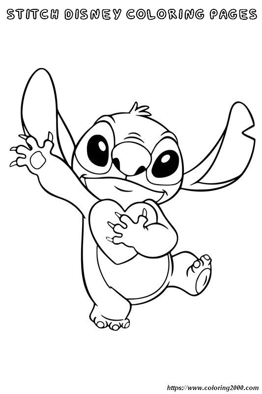 picture Lilo Stitch Disney to color